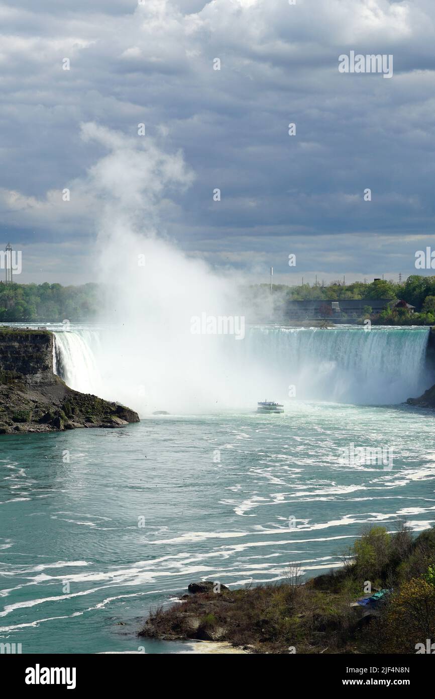 Horseshoe Falls, Chutes du FeràCheval, Niagara Falls, les Chutes du Niagara, Canada, USA