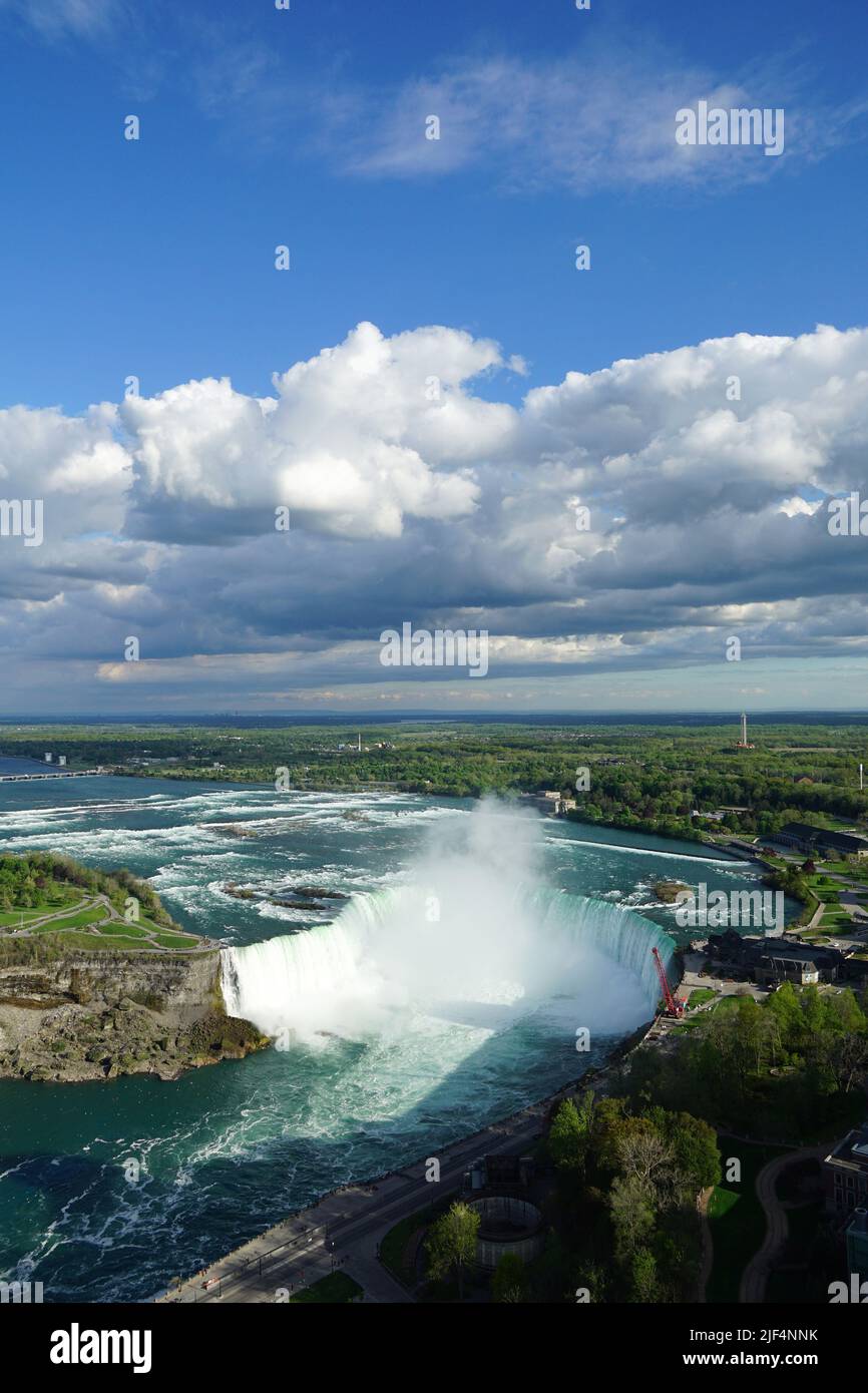 Horseshoe Falls, Chutes du FeràCheval, Niagara Falls, les Chutes du Niagara, Canada, USA
