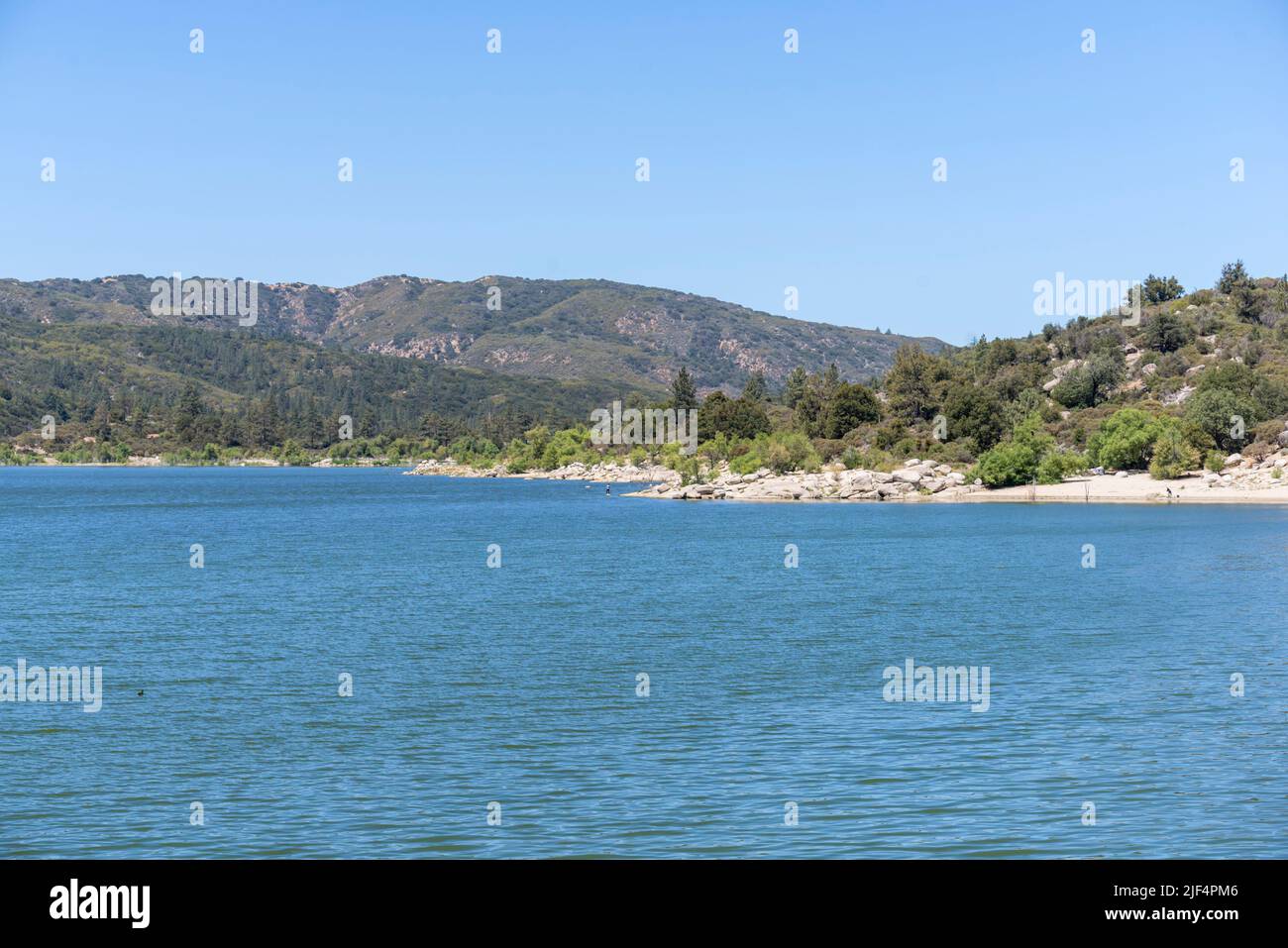 Lake Hemet. Riverside county, California, USA. Stock Photo