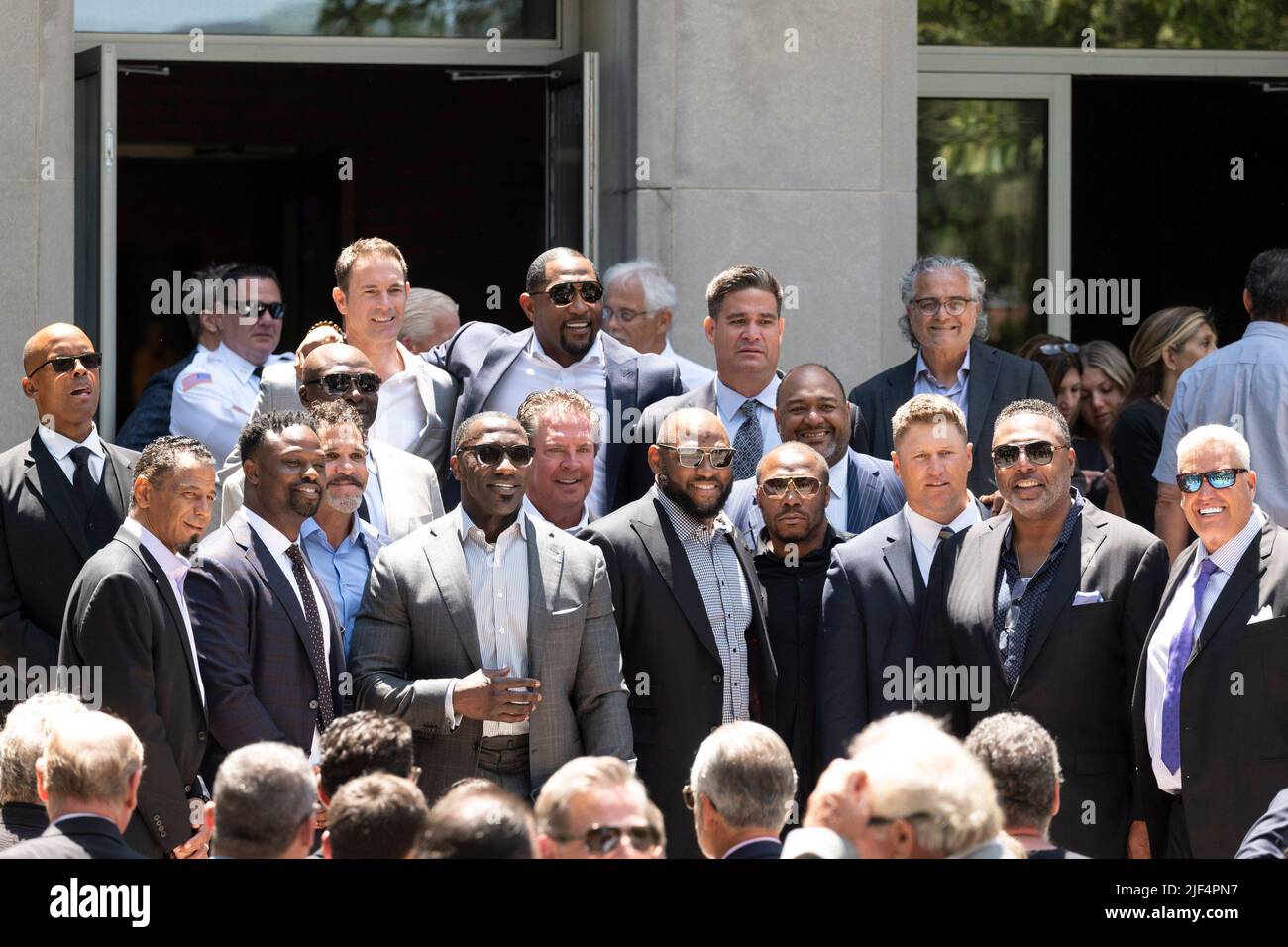 Kenilworth, New Jersey, USA. 29th June, 2022. Former NFL players are