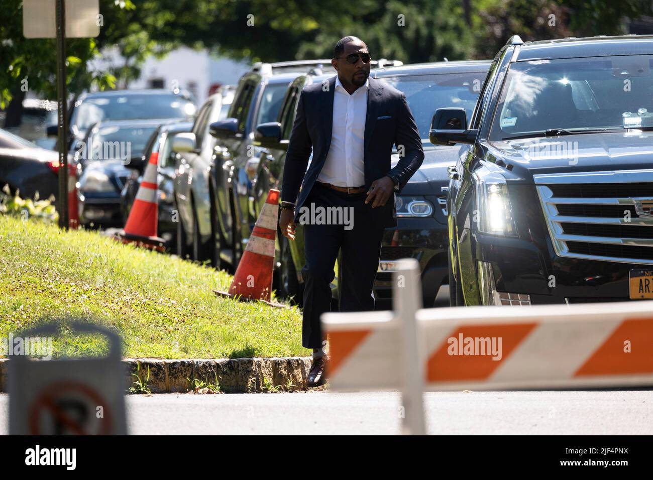Kenilworth, New Jersey, USA. 29th June, 2022. Former NFL player RAY