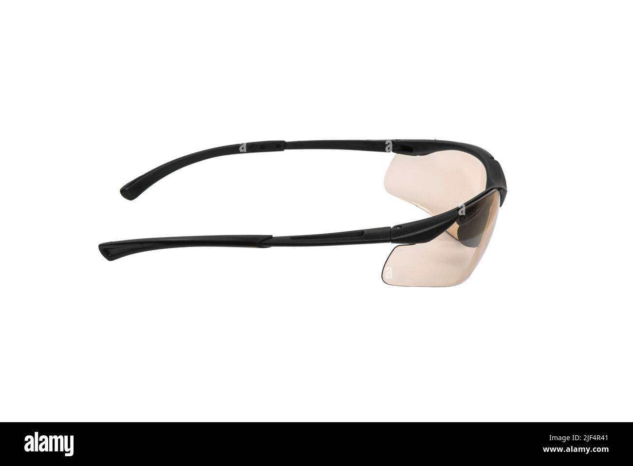 Safety glasses for shooting and work isolated on white background Stock