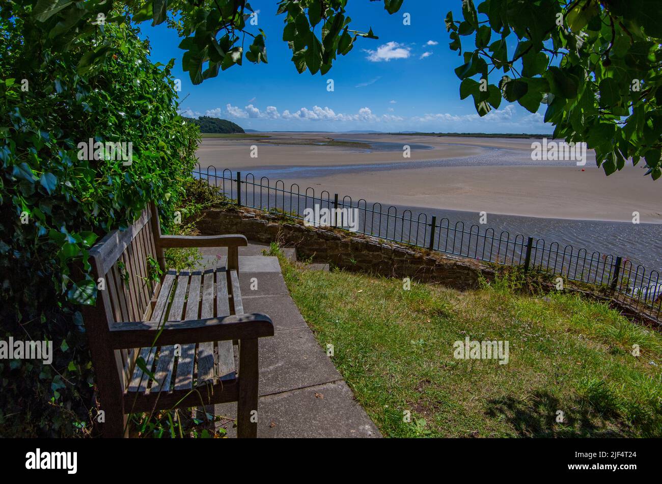 Laugharne in Wales Stock Photo