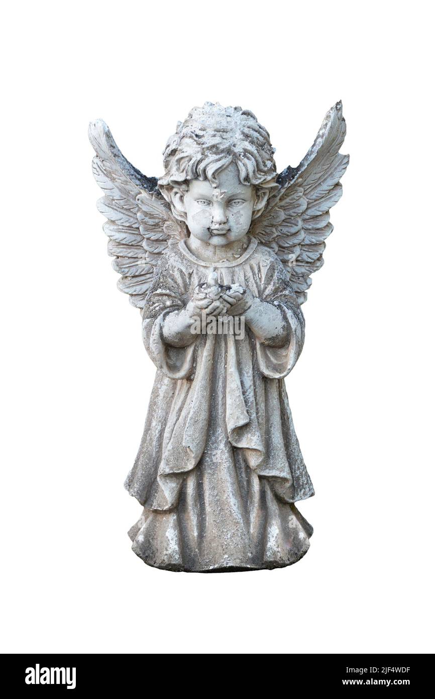 Guardian angel isolated on white background Stock Photo