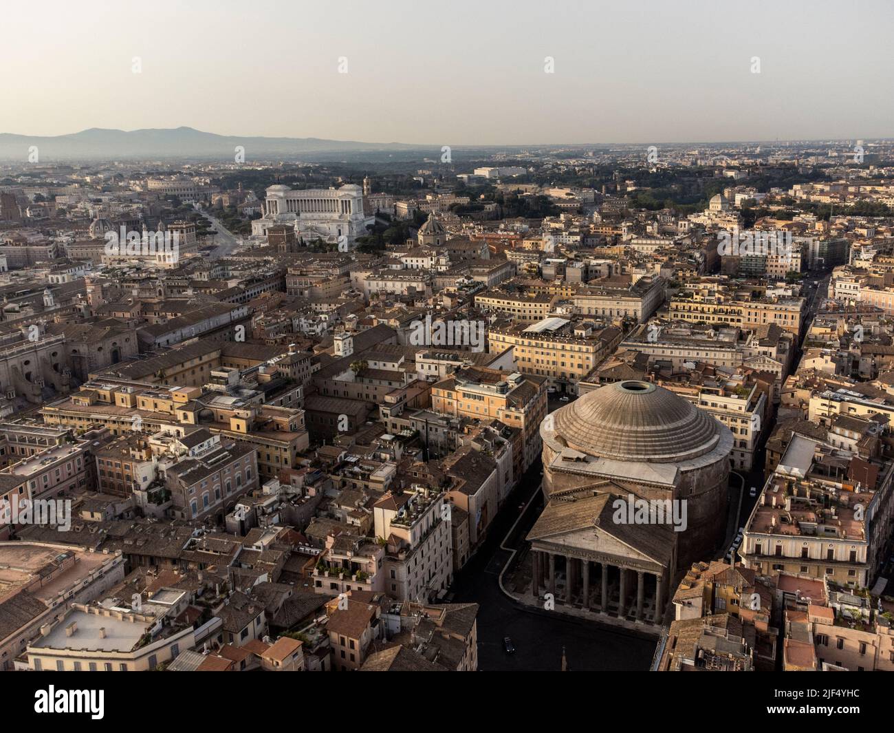 Drone view Rome Stock Photo -