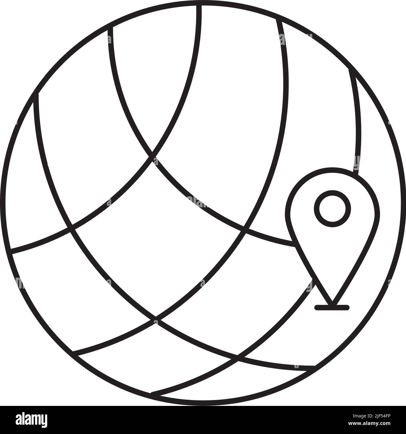 world navigation pin Stock Vector Image & Art - Alamy