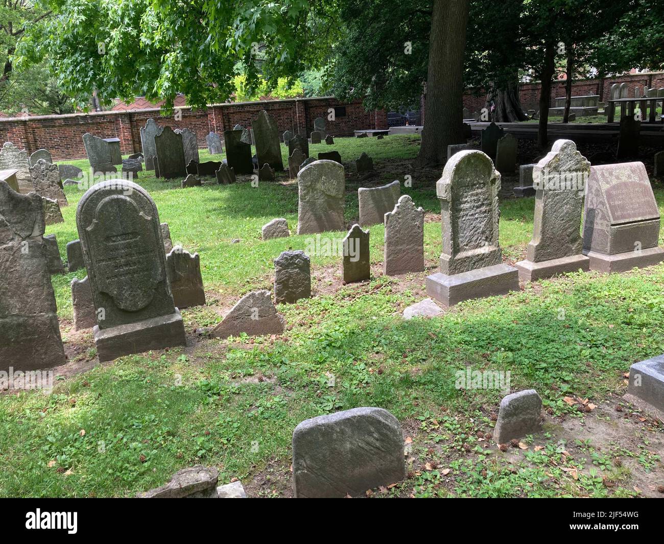 Christ Church Burial Ground, Philadelphia, Pennsylvania, USA Stock