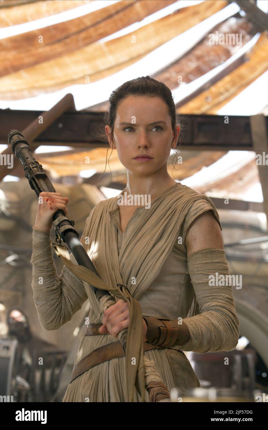 DAISY RIDLEY, STAR WARS: EPISODE VII - THE FORCE AWAKENS, 2015 Stock Photo