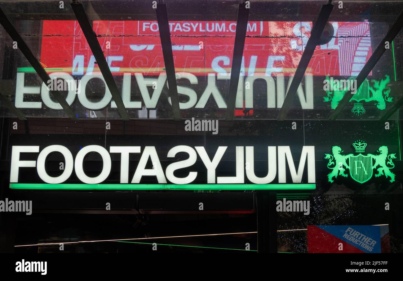 Footasylum, a sports shoe and clothing store in the UK Stock Photo