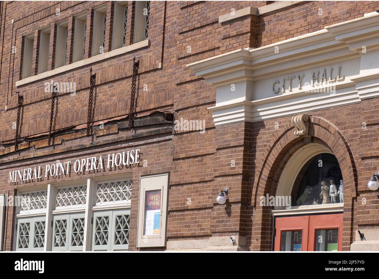 Mineral Point, Wisconsin Mineral Point is a city in Iowa County, Wisconsin, United States. Wisconsin's third oldest city. Mineral Point Opera House. Stock Photo