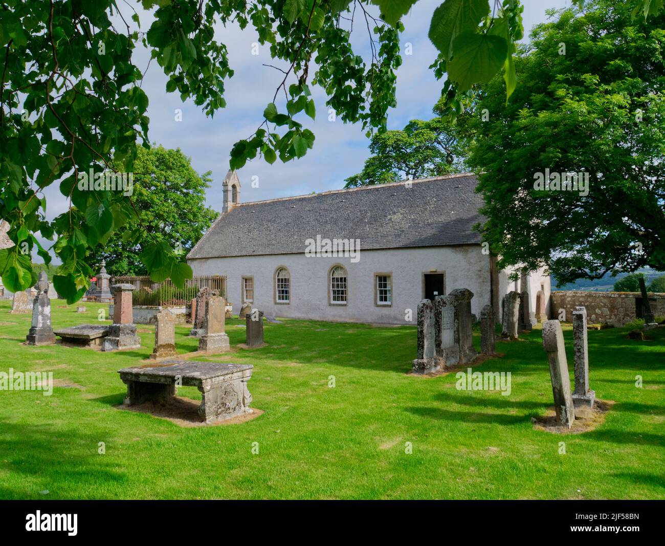 Old Church of Kincardine, Ardgay, Ross and Cromarty Stock Photo