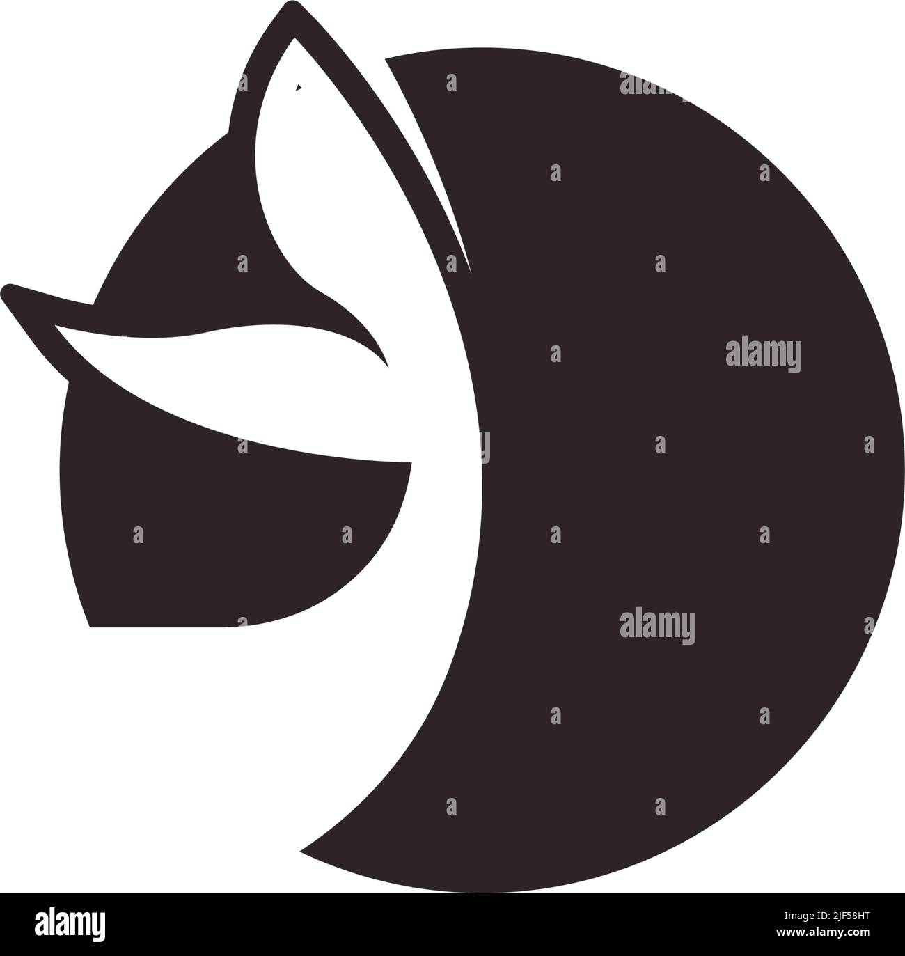 Whale icon logo design illustration template vector Stock Vector