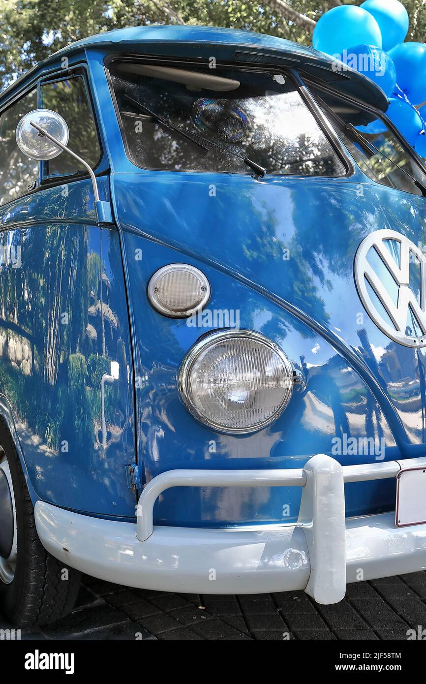 020 Old Type 2 restoredreconditioned as mobile coffee van placed in