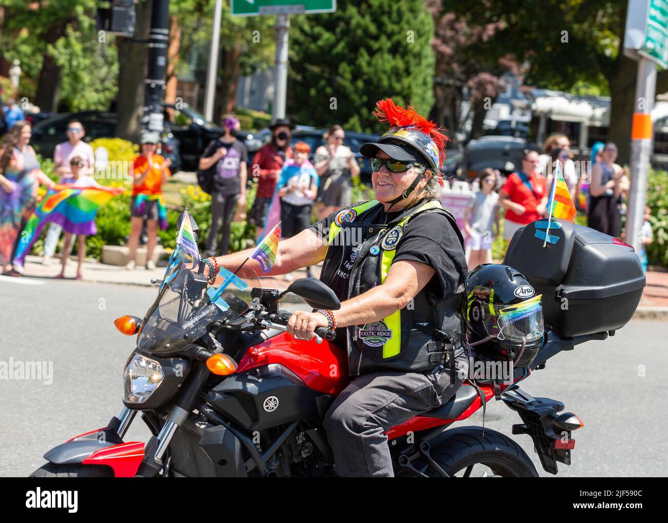June 25, 2022. Salem, MA. North Shore Pride Parade and Festival. © 2022