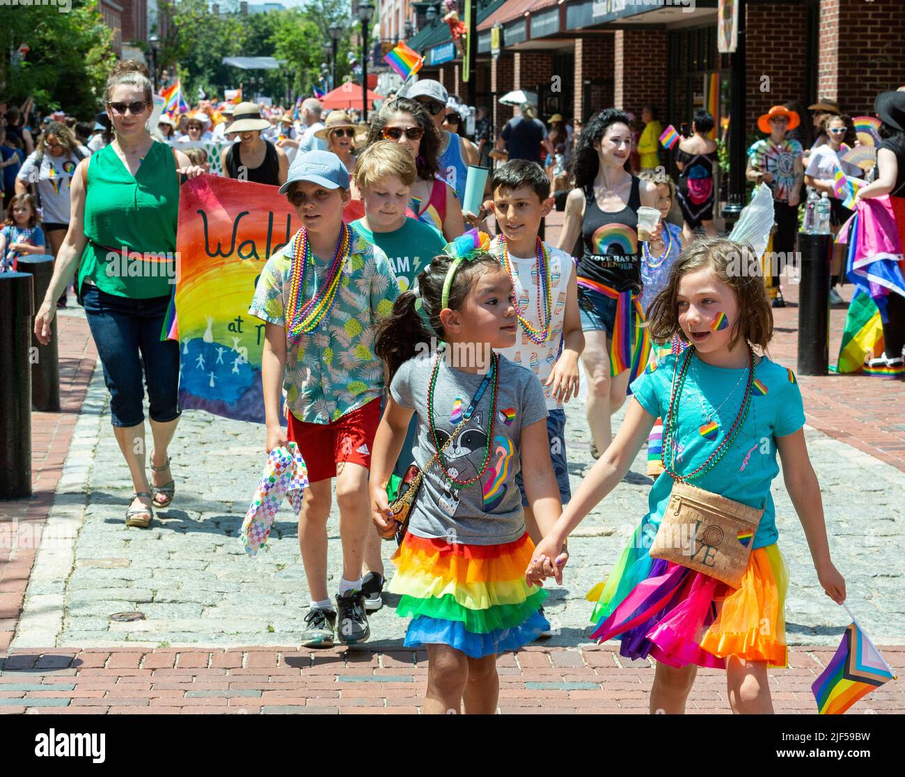 June 25, 2022. Salem, MA. North Shore Pride Parade and Festival. © 2022