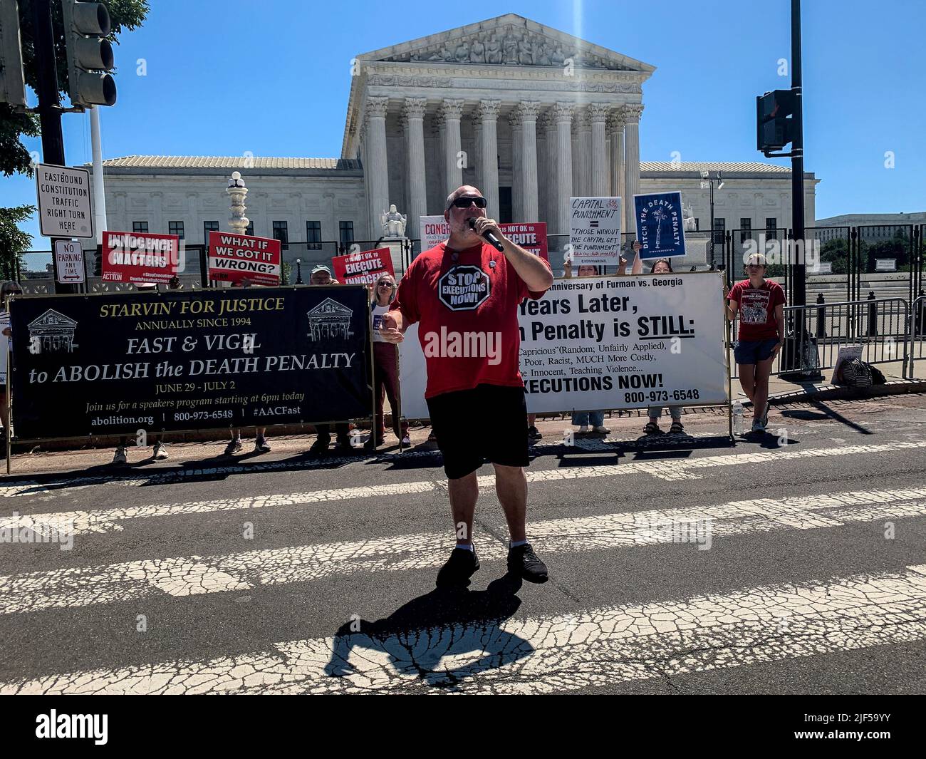Washington, District of Columbia, USA: June 29, 2022, Death Penalty ...