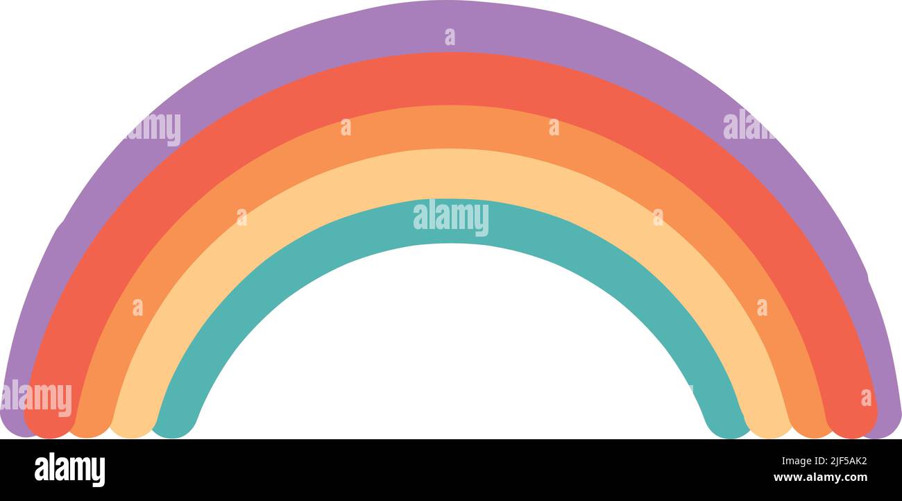rainbow nature icon Stock Vector Image & Art - Alamy