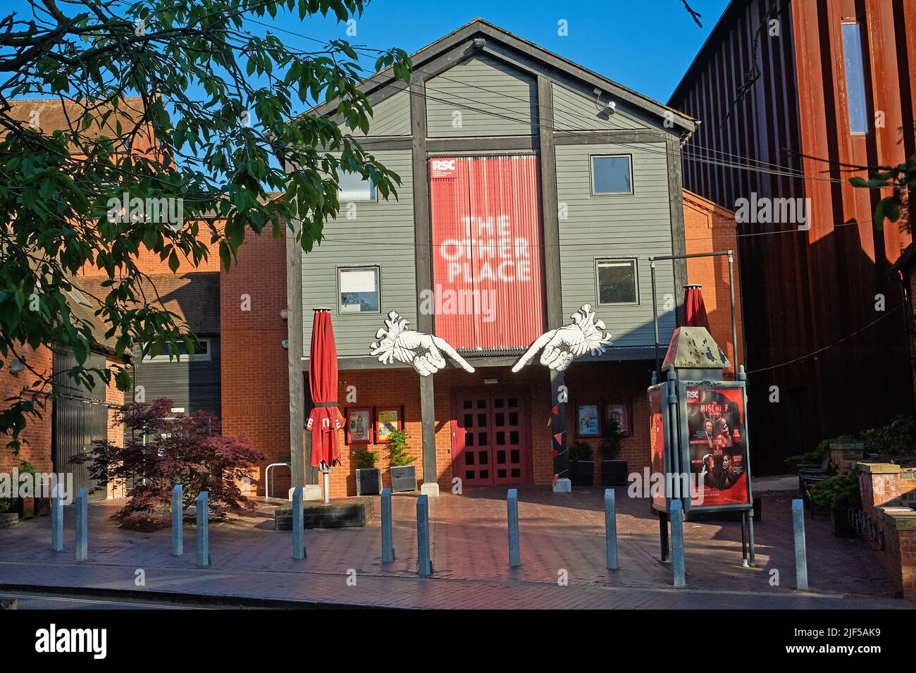 The Other Place theatre, Stratford upon Avon, Warwickshire is one of the Royal Shakespeare Company venues in the town. Stock Photo