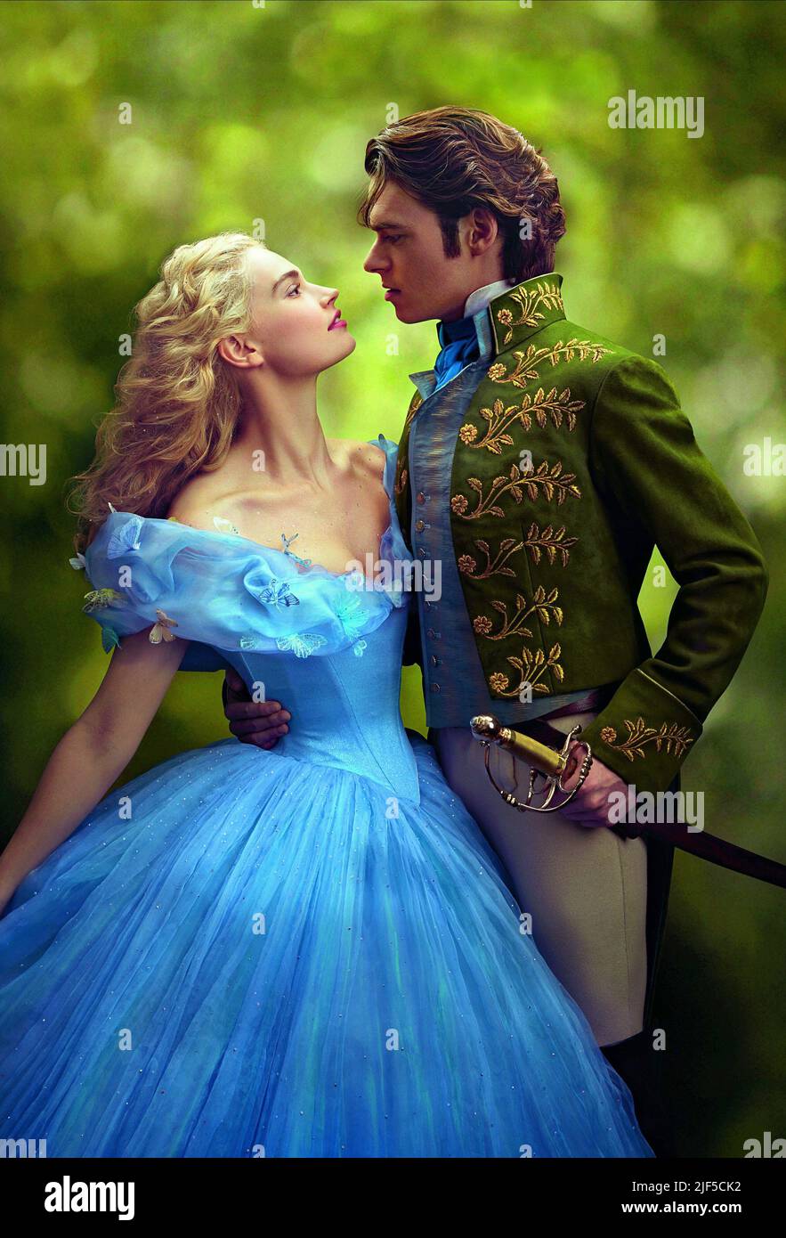 Cinderella lily james prince hi-res stock photography and images - Alamy