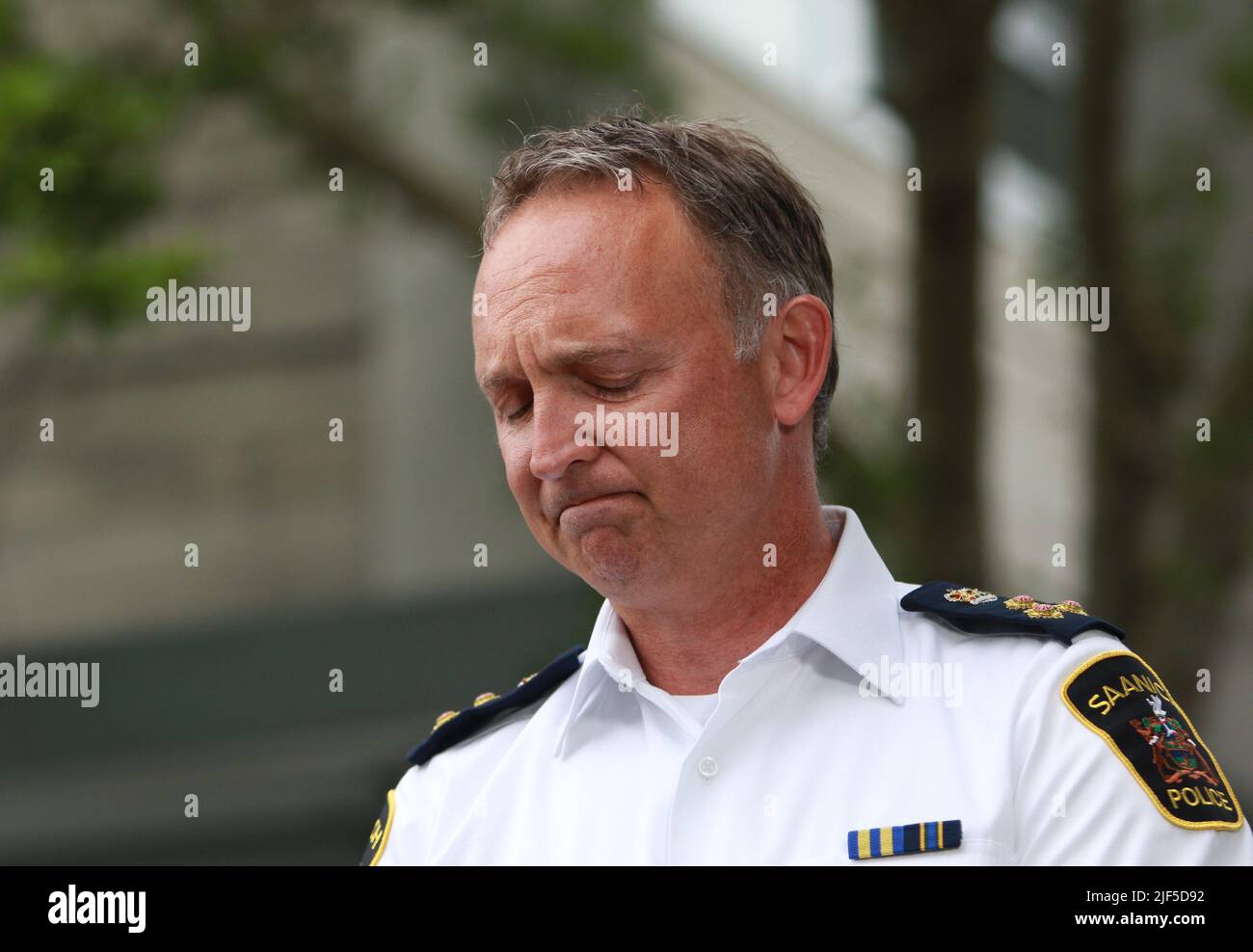 Saanich Police Chief Constable Dean Duthie Provides An Update About The ...