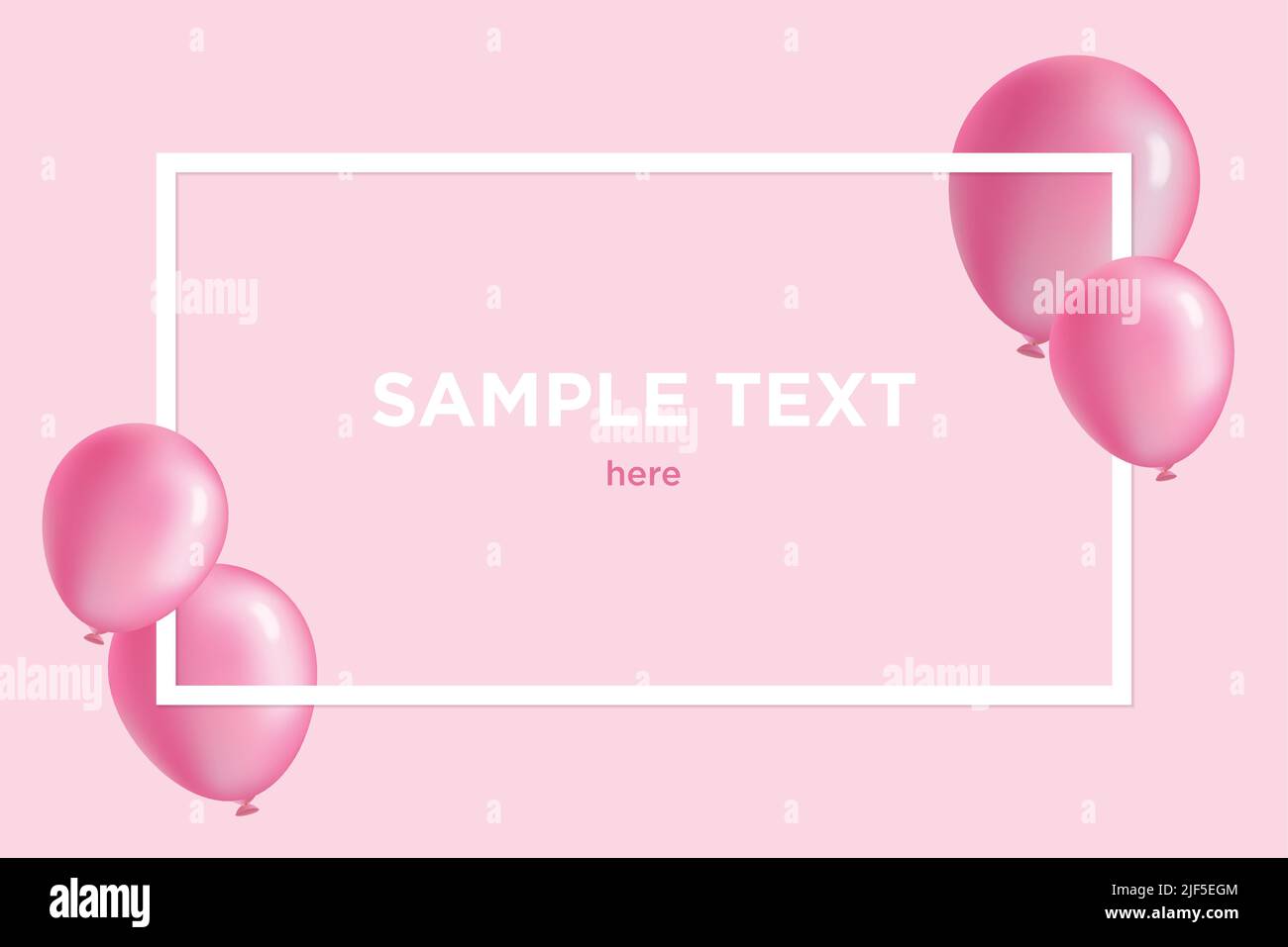 Vector design template with copy space. Stock Vector