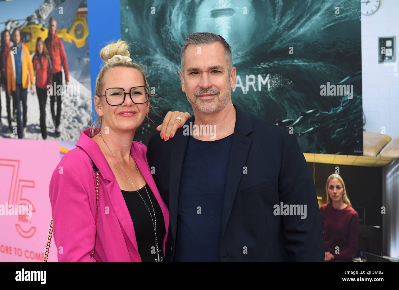 Munich, Germany. 29th June, 2022. Actor Manou Lubowski and Lara von