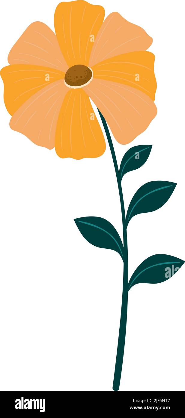 flower flat icon Stock Vector Image & Art - Alamy