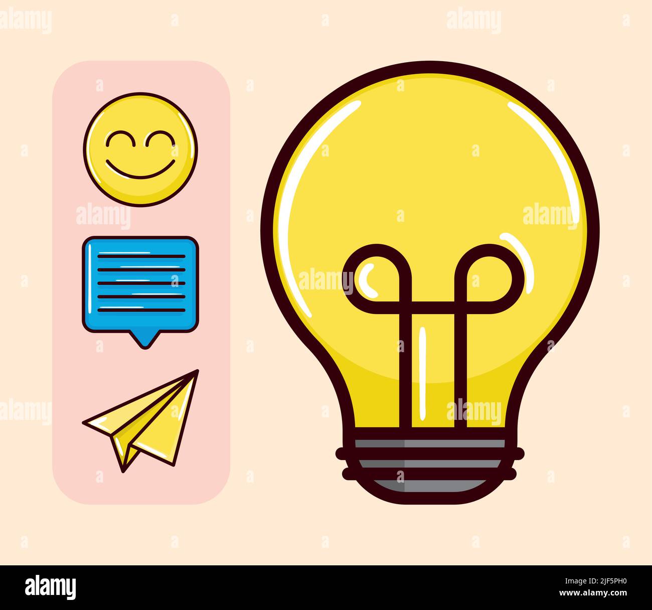 icons of social media Stock Vector Image & Art - Alamy