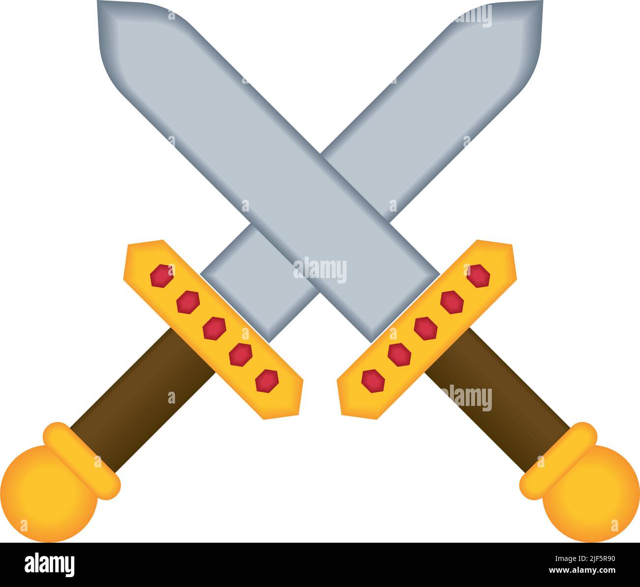 game crossed swords Stock Vector Image & Art - Alamy
