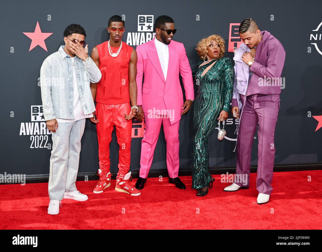 June 26, 2022, Los Angeles, California, USA (LR) Justin Dior Combs