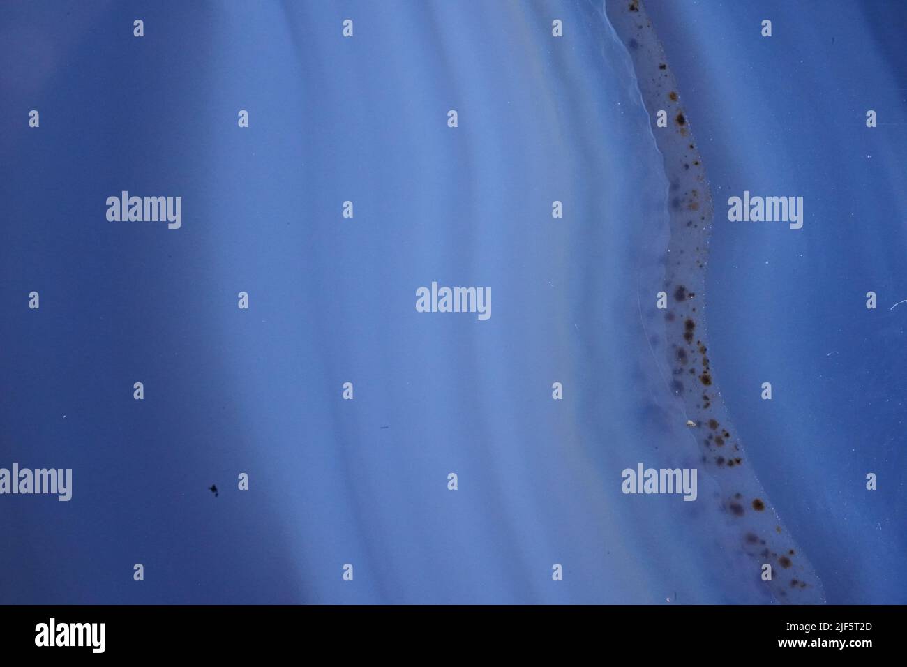 An aerial view of a beautiful beach and calm blue sea Stock Photo - Alamy