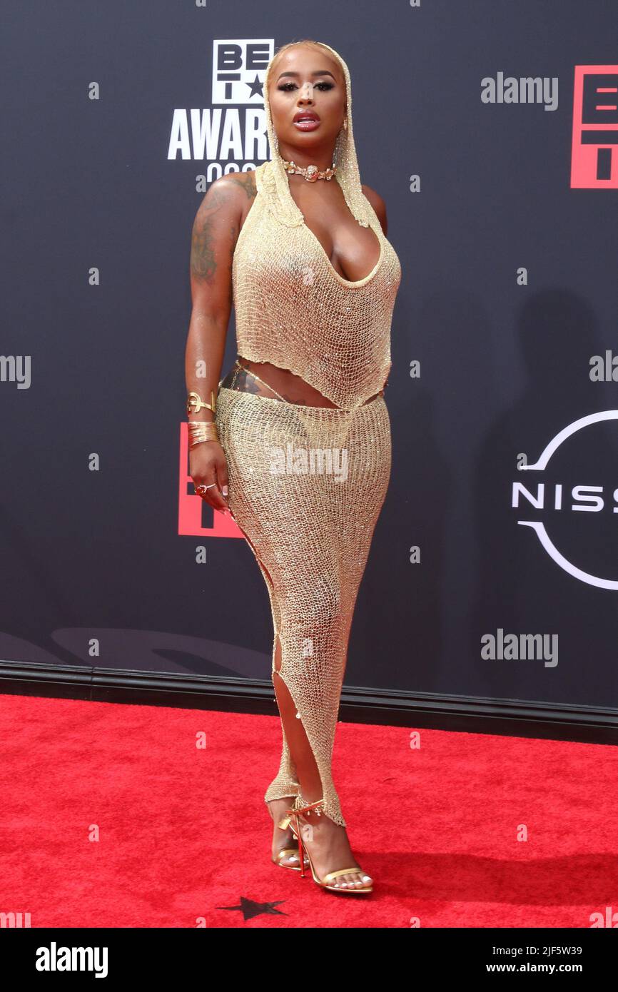 LOS ANGELES - JUN 26:  DreamDoll at the 2022 BET Awards at Microsoft Theater on June 26, 2022 in Los Angeles, CA Stock Photo