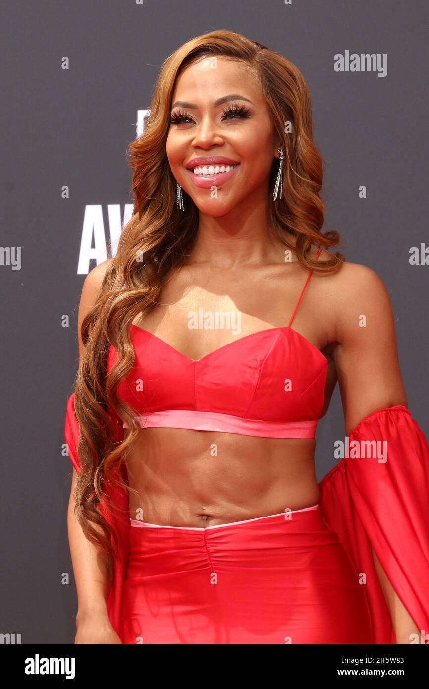 LOS ANGELES JUN 26 KJ Smith at the 2022 BET Awards at Microsoft Theater on June 26, 2022 in