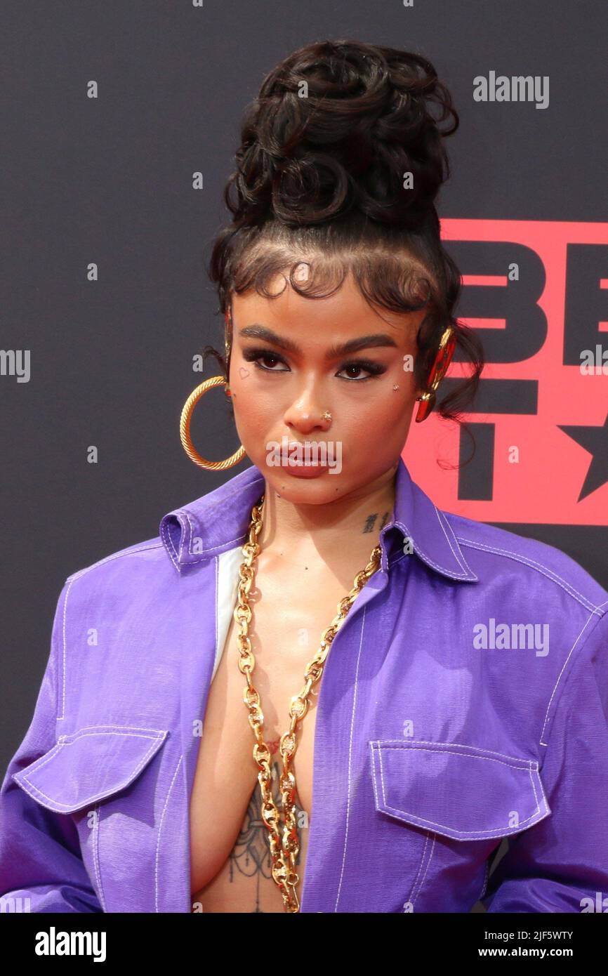 Los Angeles, CA. 26th June, 2022. India Love Westbrooks at arrivals for BET Awards - Part 3, Microsoft Theater, Los Angeles, CA June 26, 2022. Credit: Priscilla Grant/Everett Collection/Alamy Live News Stock Photo