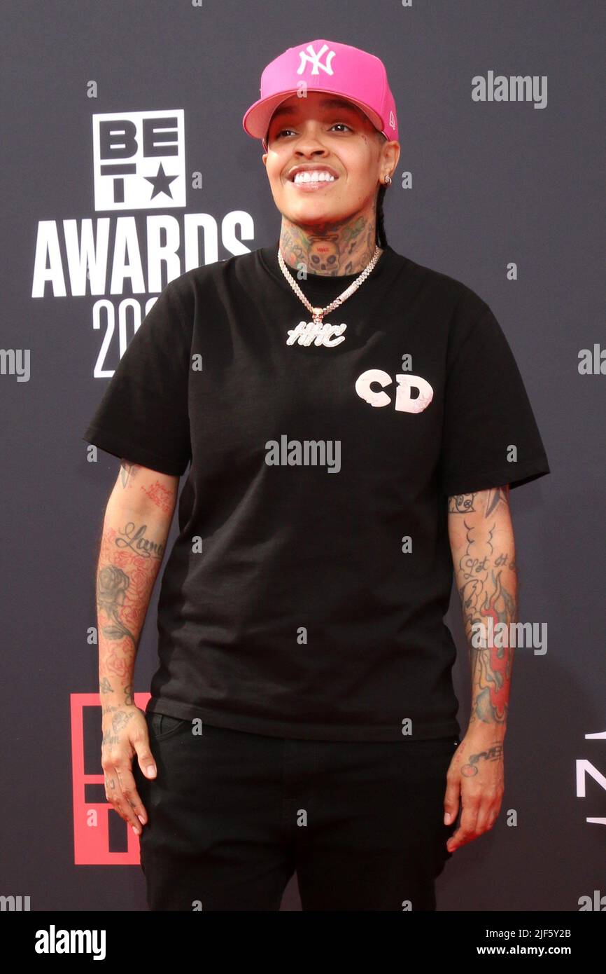 Los Angeles, CA. 26th June, 2022. Siya at arrivals for BET Awards - Part 4, Microsoft Theater, Los Angeles, CA June 26, 2022. Credit: Priscilla Grant/Everett Collection/Alamy Live News Stock Photo