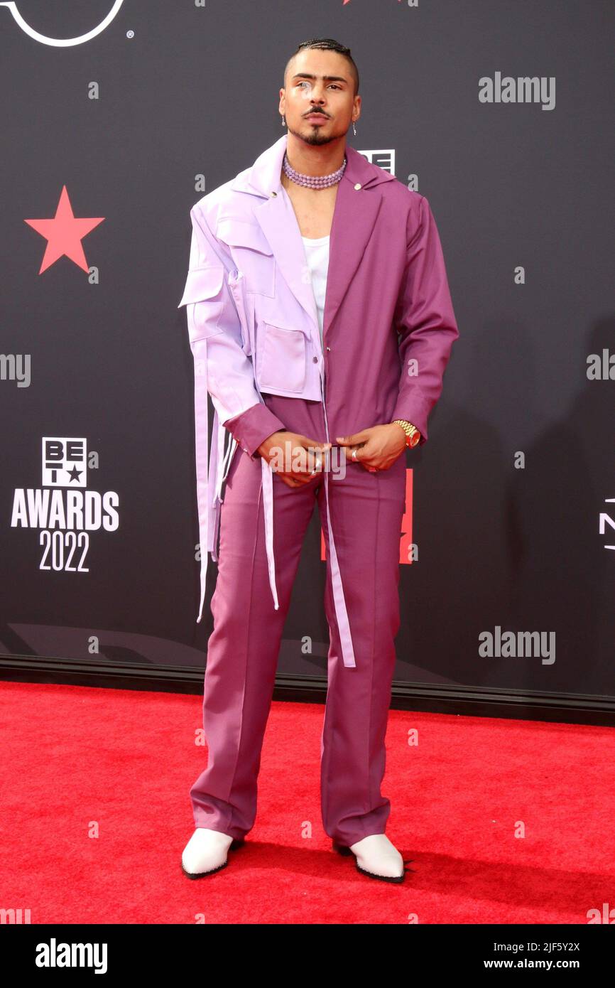 Los Angeles, CA. 26th June, 2022. Quincy Brown at arrivals for BET Awards - Part 4, Microsoft Theater, Los Angeles, CA June 26, 2022. Credit: Priscilla Grant/Everett Collection/Alamy Live News Stock Photo