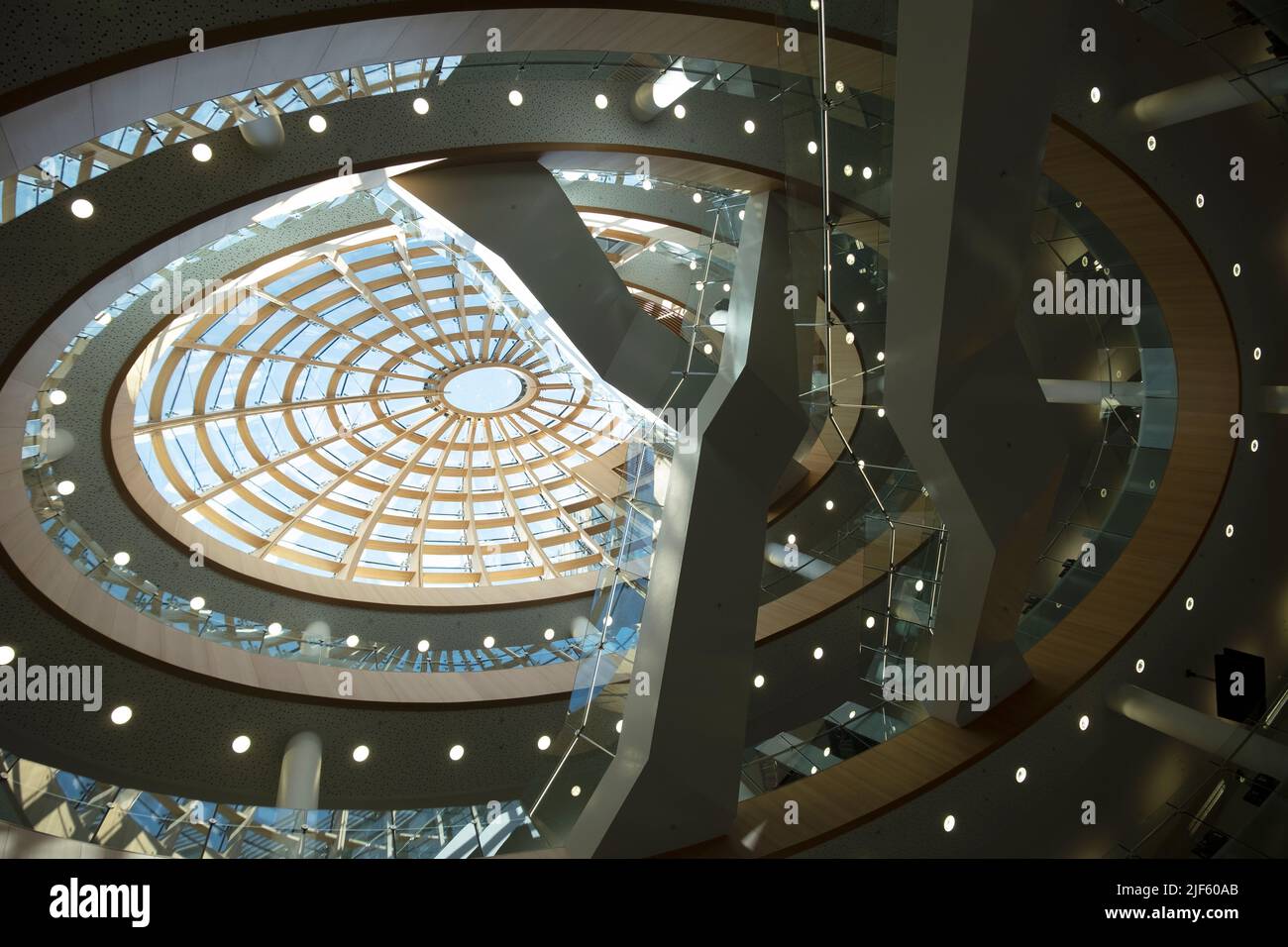 The interior of Liverpool central library,England Stock Photo - Alamy