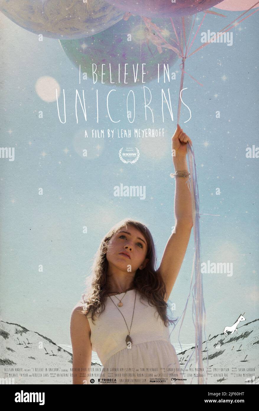 NATALIA DYER in I BELIEVE IN UNICORNS (2014), directed by LEAH MEYERHOFF. Credit: DTC Grip & Electric / Album Stock Photo