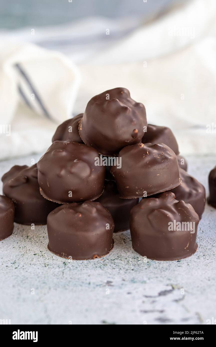 Hazelnut chocolate hi-res stock photography and images - Alamy