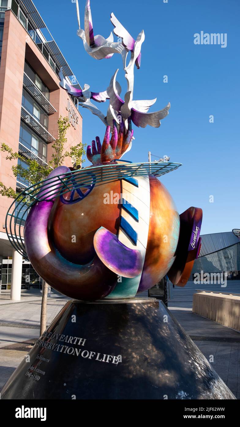 The John Lennon Peace Monument, also known as the European Peace