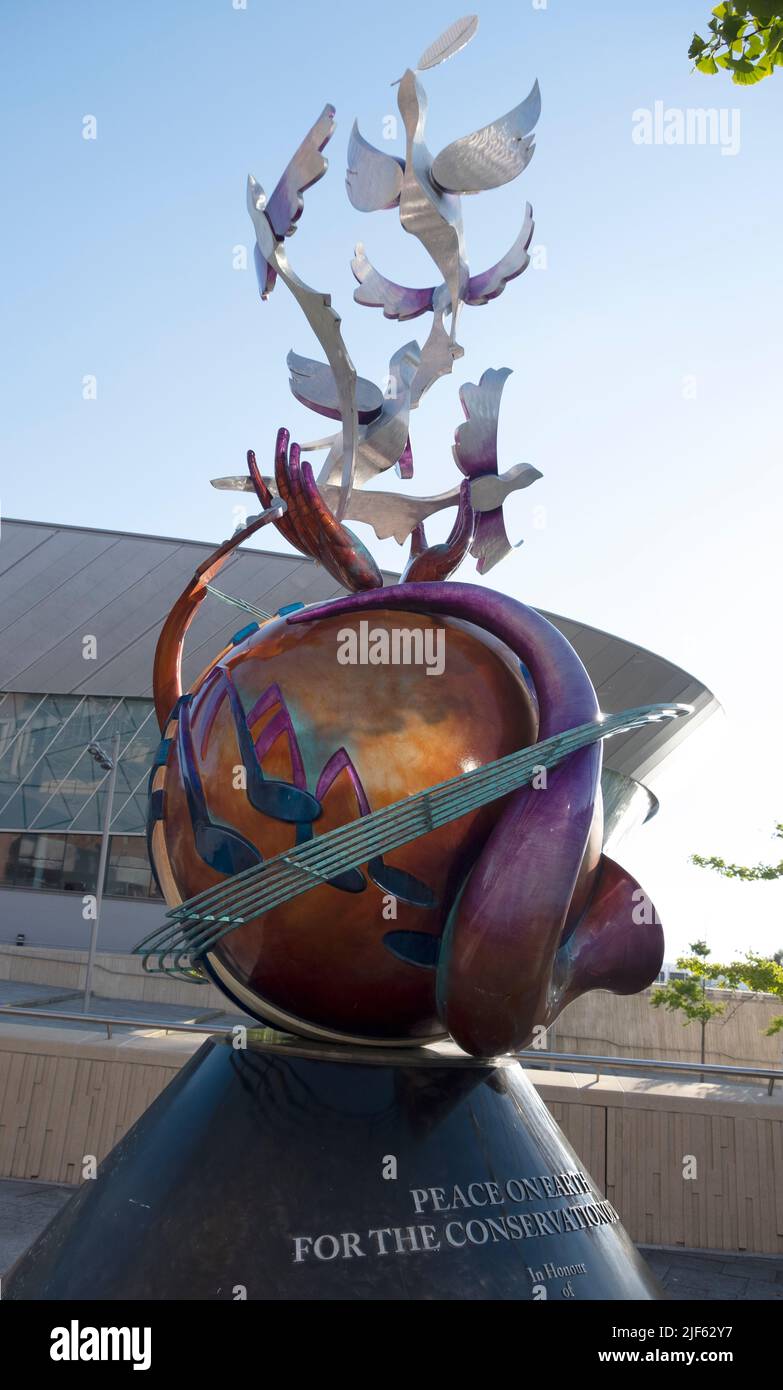 The John Lennon Peace Monument, also known as the European Peace