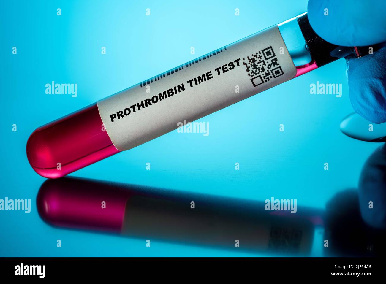 Prothrombin Time Test Blood Tests for Older Adults. Recommended Blood Test for the Elderly Stock Photo