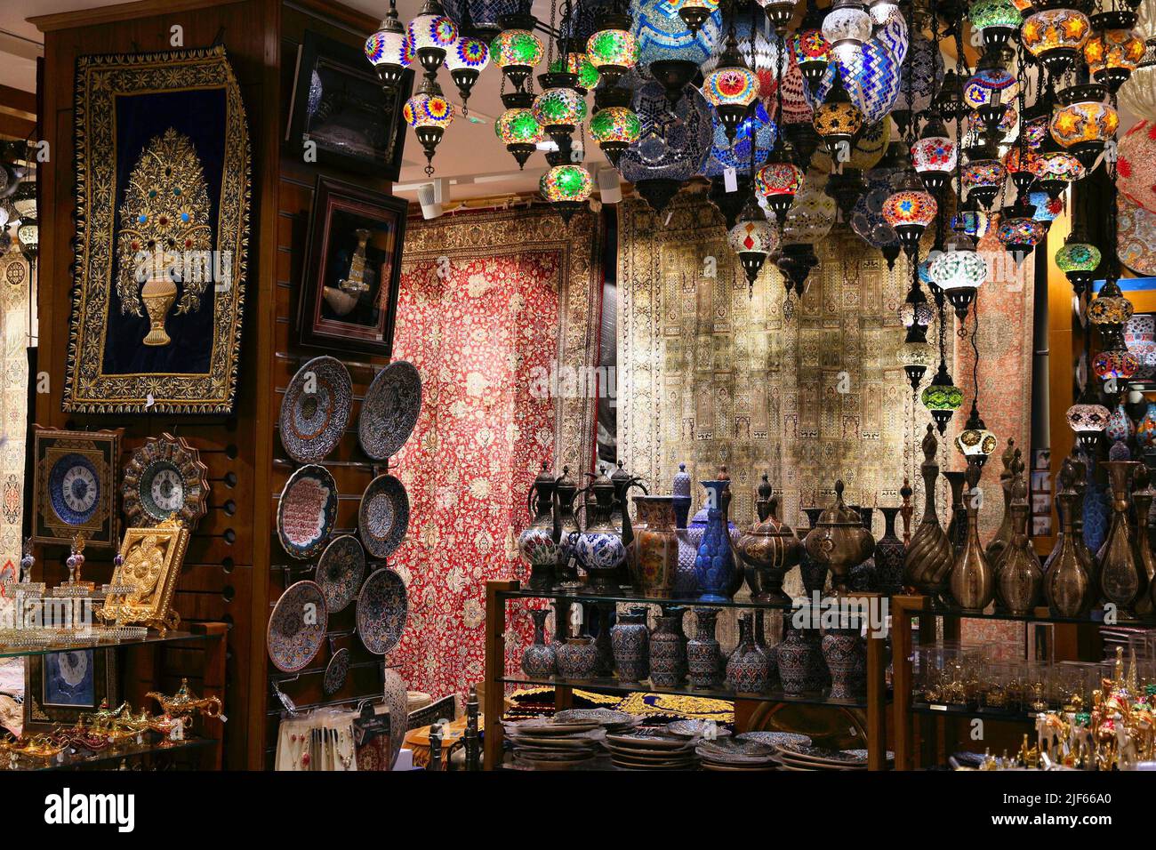 Handicraft and gift shop at a souk (market place) in Dubai, United Arab