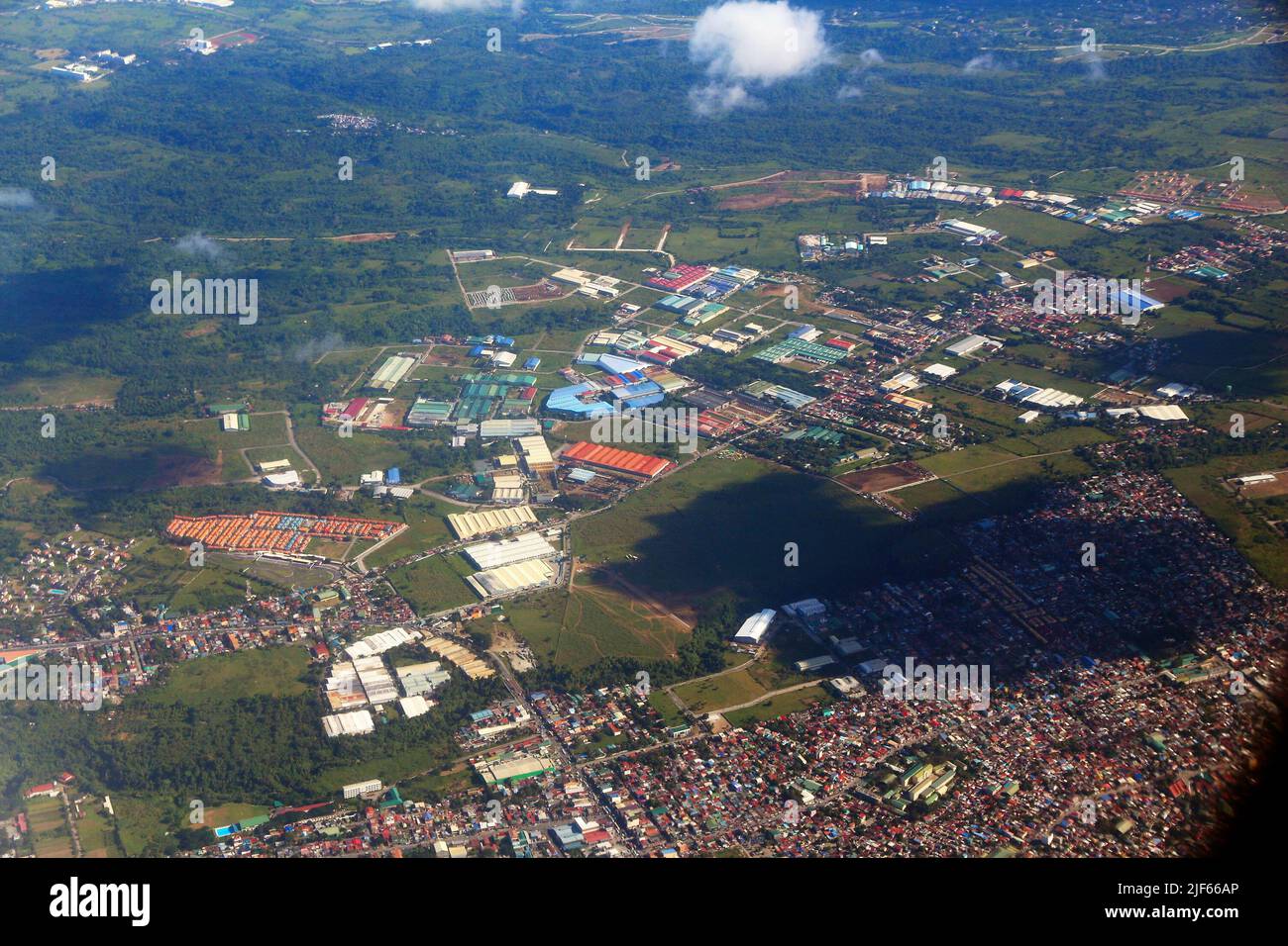 Industrial park in Silang in the province of Cavite, Philippines Stock