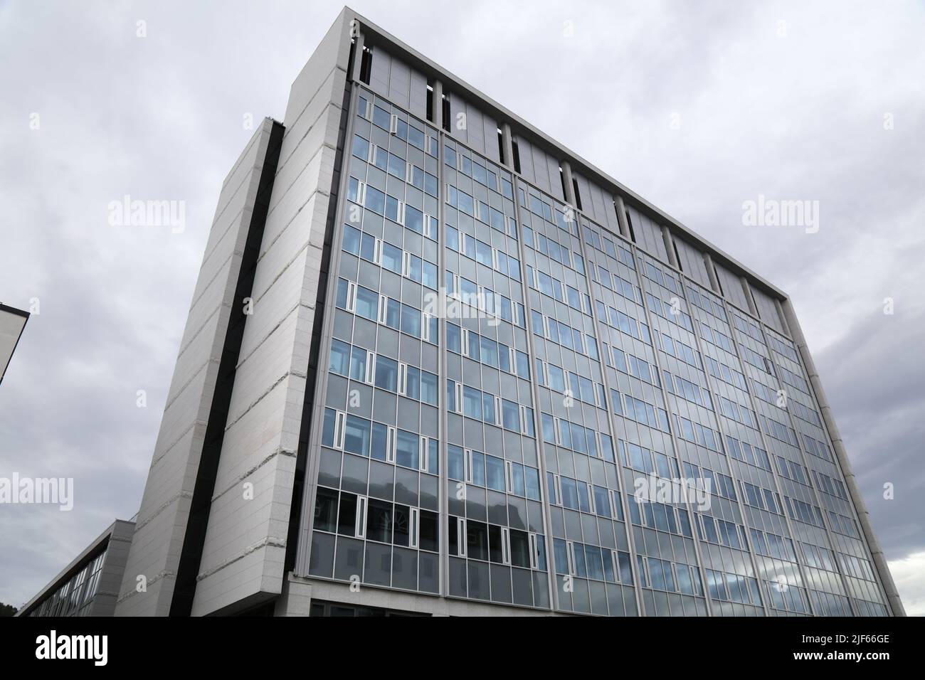 ALESUND, NORWAY - JULY 27, 2020: City hall (Radhus) in Alesund city ...