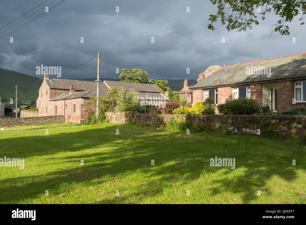 The village of Dufton near Appleby-in-Westmorland, Cumbria Stock Photo