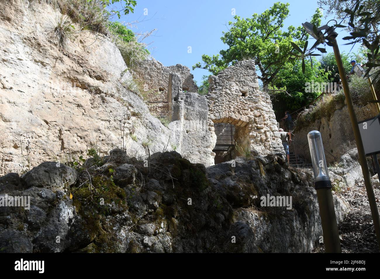 Zungri Vibo Valentia - Village rupestrian Stock Photo