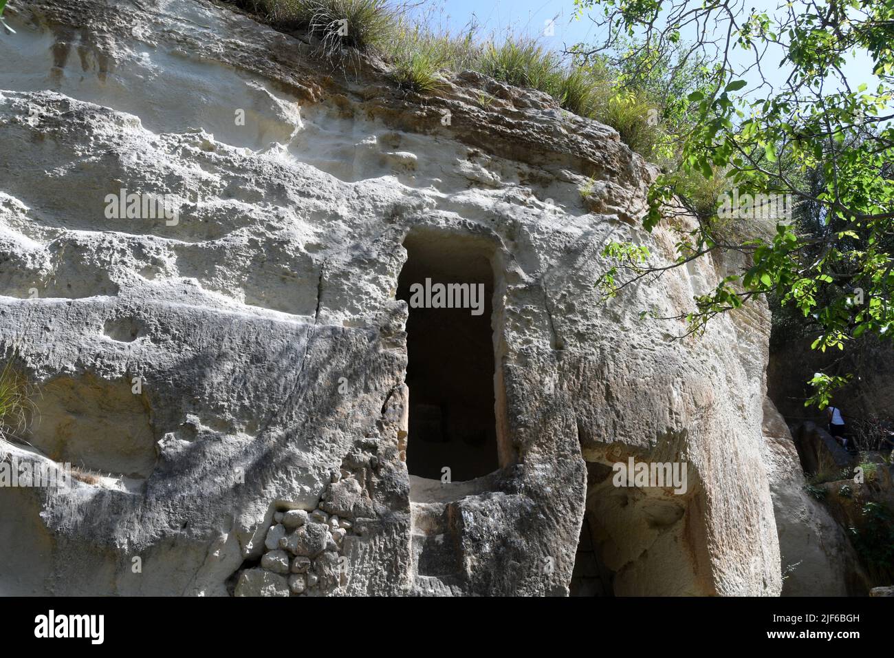 Zungri Vibo Valentia - Village rupestrian Stock Photo