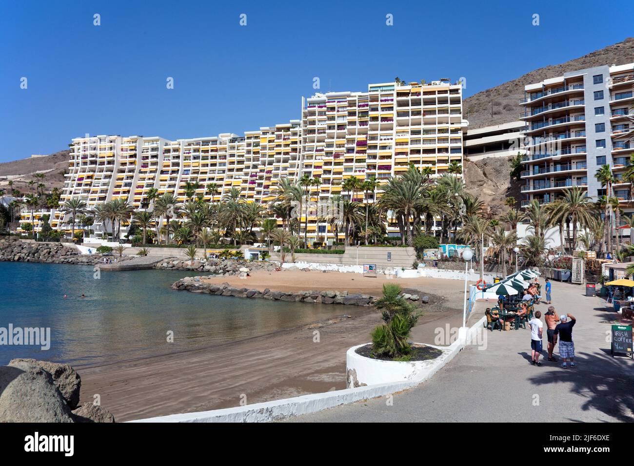Holiday resort at Anfi del Mar, Arguineguin, Grand Canary, Canary islands, Spain, Europe Stock Photo