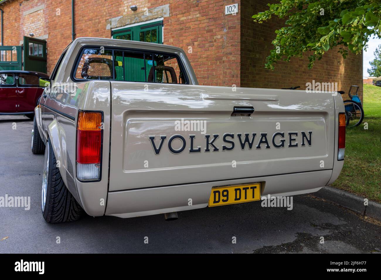 1992 Volkswagen Caddy pickup’D9 DTT’ on display at the Bicester scramble held at the Bicester Heritage Centre on the 19th June 2022 Stock Photo